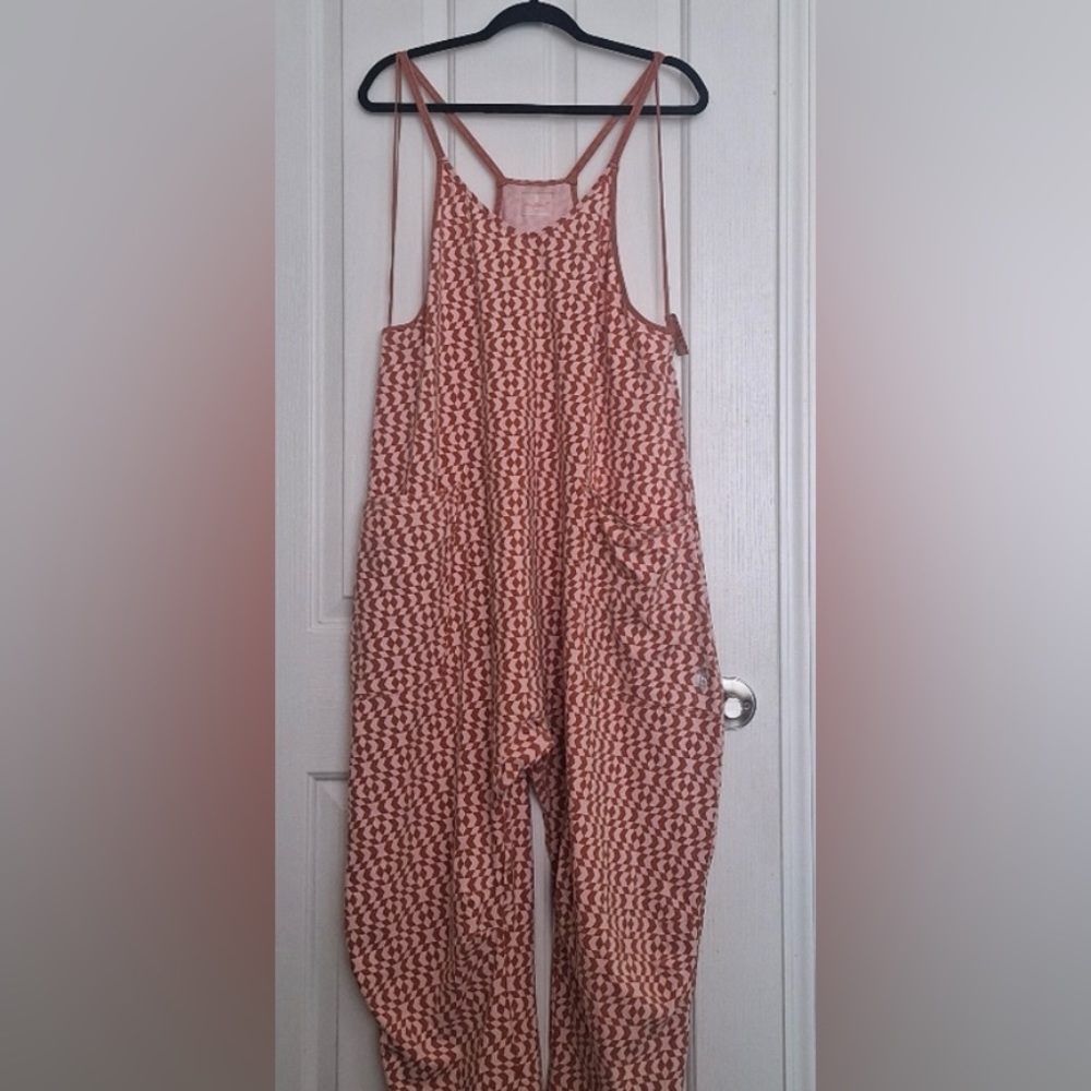 Free People Hot shot onesie EUC Printed